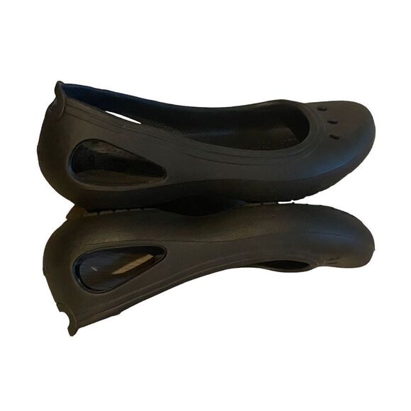 Crocs Kadee Flats Women's Size 6 Slip On Shoes Black - Picture 4 of 4